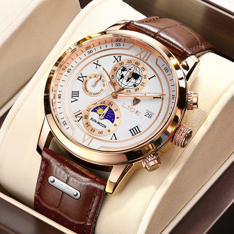 Nokmo | Classic Chronograph Men’s Watch | Stylish & Functional Luxury Wristwatch for Every Occasion