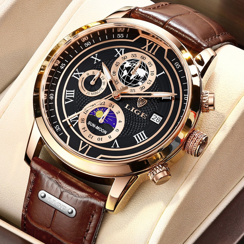 Nokmo | Classic Chronograph Men’s Watch | Stylish & Functional Luxury Wristwatch for Every Occasion