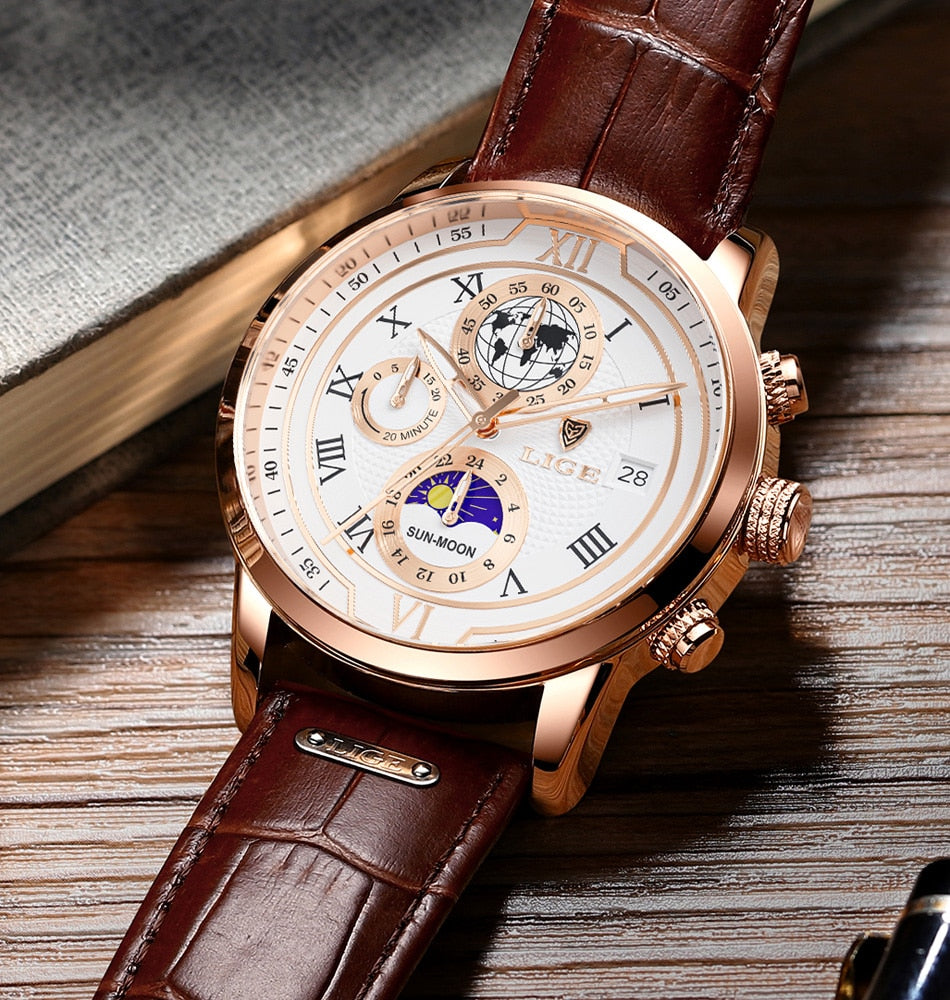 Nokmo | Classic Chronograph Men’s Watch | Stylish & Functional Luxury Wristwatch for Every Occasion