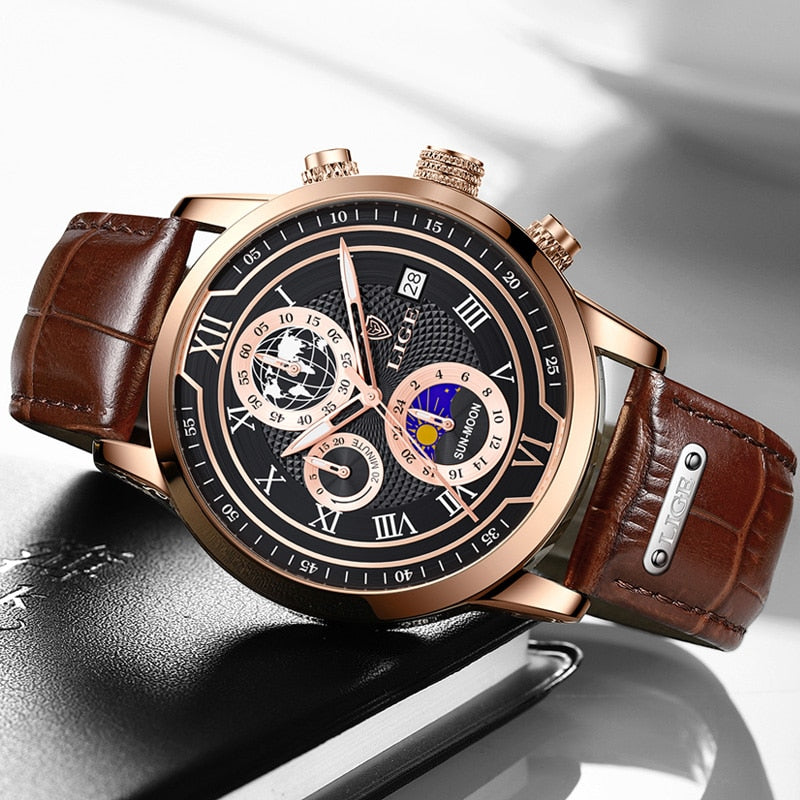 Nokmo | Classic Chronograph Men’s Watch | Stylish & Functional Luxury Wristwatch for Every Occasion
