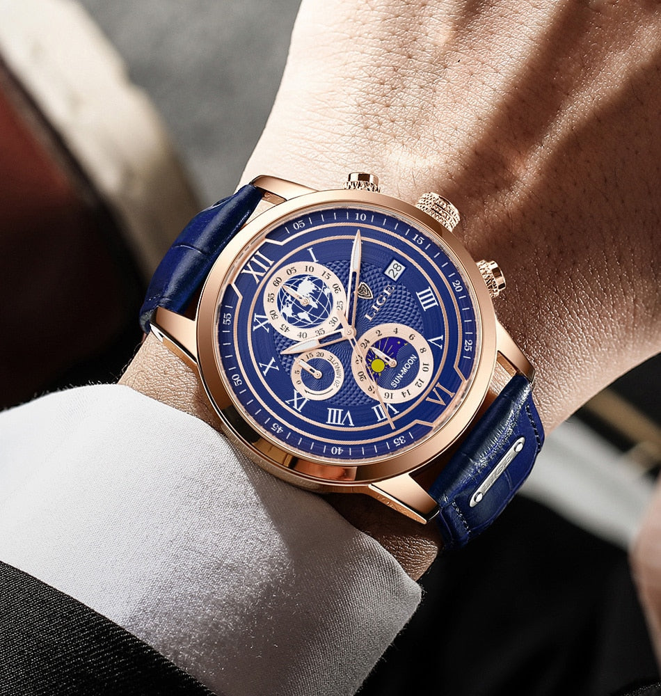 Nokmo | Classic Chronograph Men’s Watch | Stylish & Functional Luxury Wristwatch for Every Occasion