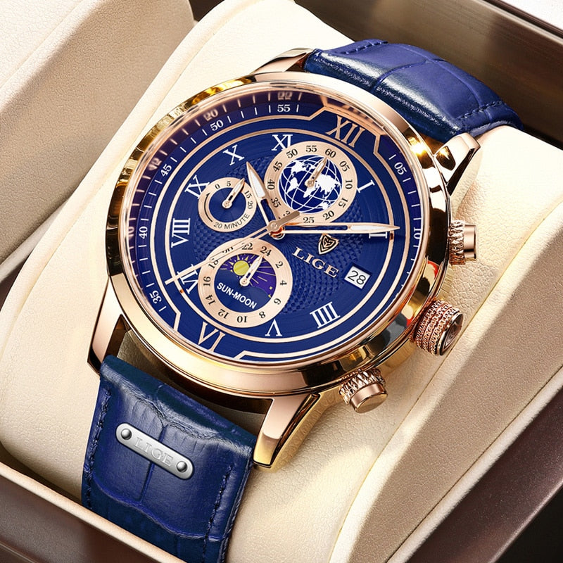 Nokmo | Classic Chronograph Men’s Watch | Stylish & Functional Luxury Wristwatch for Every Occasion