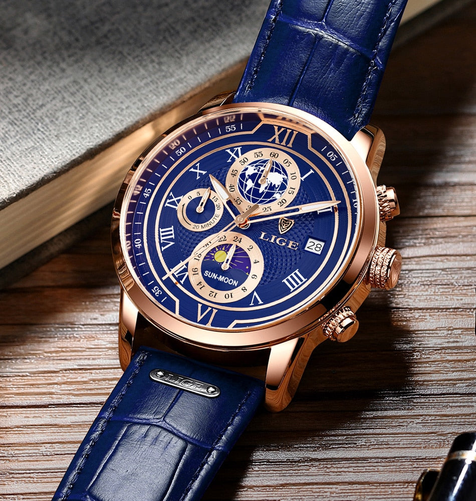 Nokmo | Classic Chronograph Men’s Watch | Stylish & Functional Luxury Wristwatch for Every Occasion