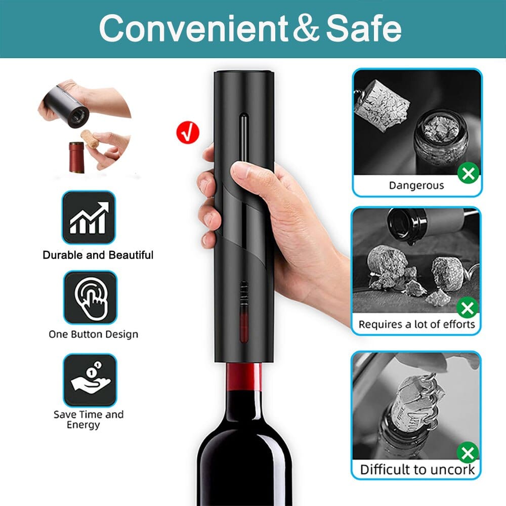 Nokmo |-Click Electric Wine Bottle Opener