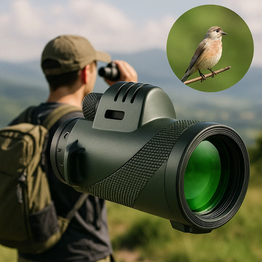 Nokmo | Compact Ultra-Zoom Monocular | HD Lens, Lightweight & Perfect for Hiking, Birdwatching, and Sports Events