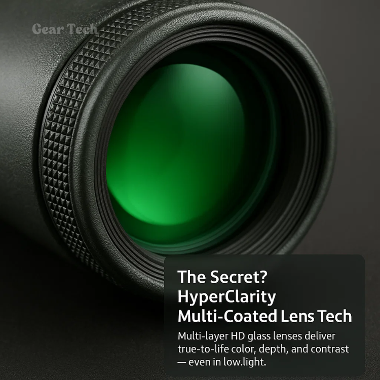 Nokmo | Compact Ultra-Zoom Monocular | HD Lens, Lightweight & Perfect for Hiking, Birdwatching, and Sports Events