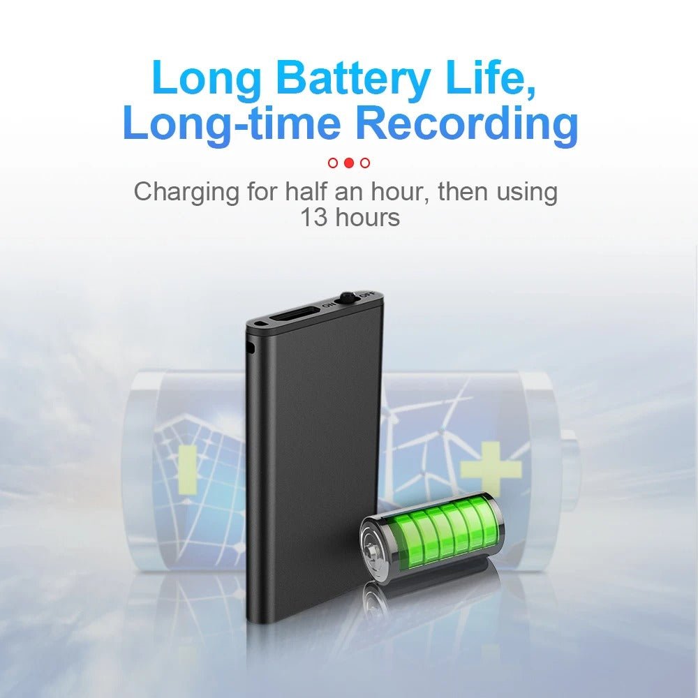 Nokmo | Compact Voice-Activated Digital Audio Recorder