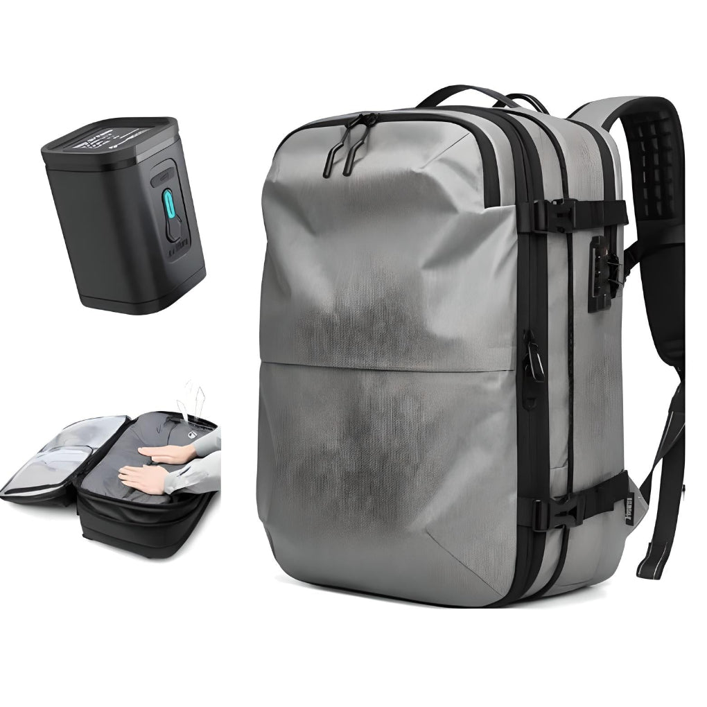 Nokmo | Compression Backpack for Travel with Vacuum System