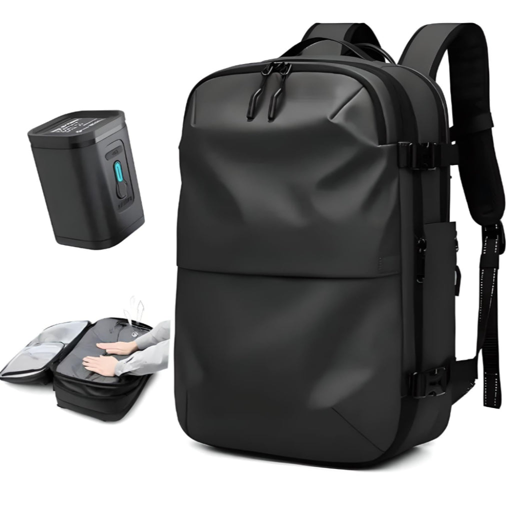 Nokmo | Compression Backpack for Travel with Vacuum System
