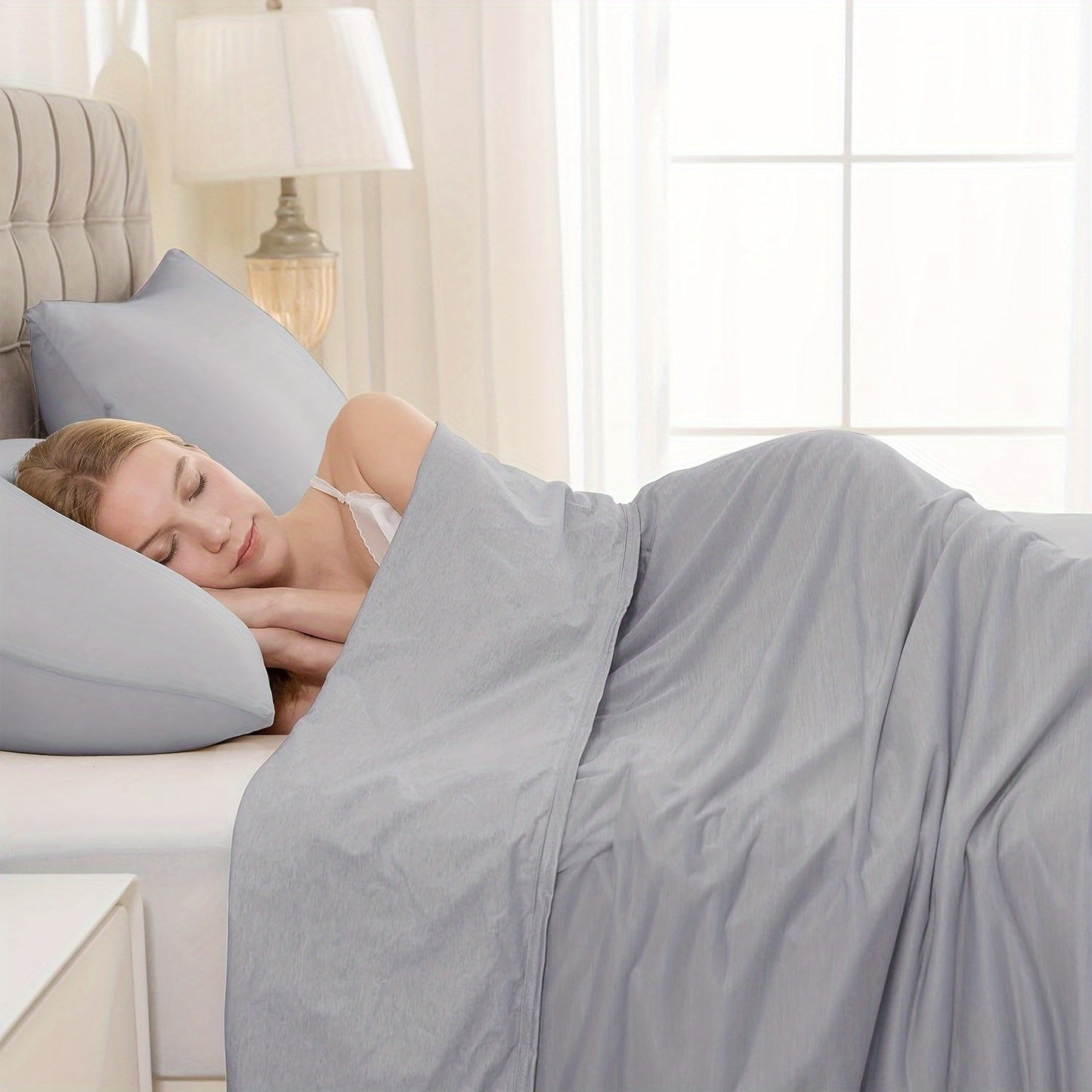 Nokmo | Cooling Summer Blanket – Light and Breathable Blanket for Restorative Sleep on Warm Nights