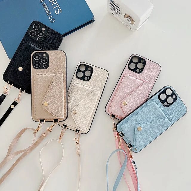 Nokmo | Crossbody Phone Case with Card Holder and Key Cord