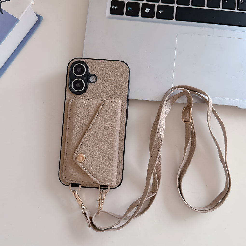 Nokmo | Crossbody Phone Case with Card Holder and Key Cord