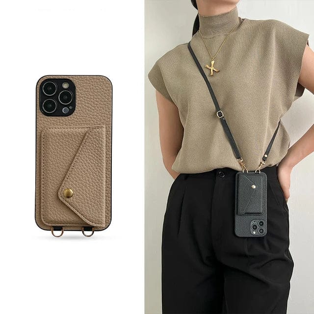 Nokmo | Crossbody Phone Case with Card Holder and Key Cord
