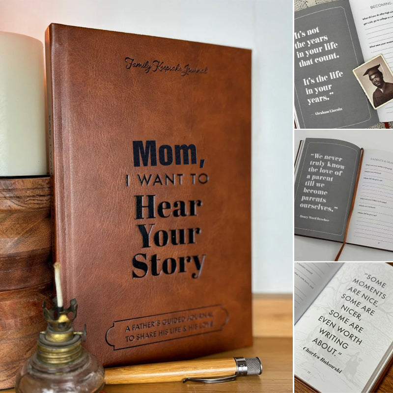 Nokmo | Dad, I Want to Hear Your Story | Heritage Edition Book | Over 250 Questions