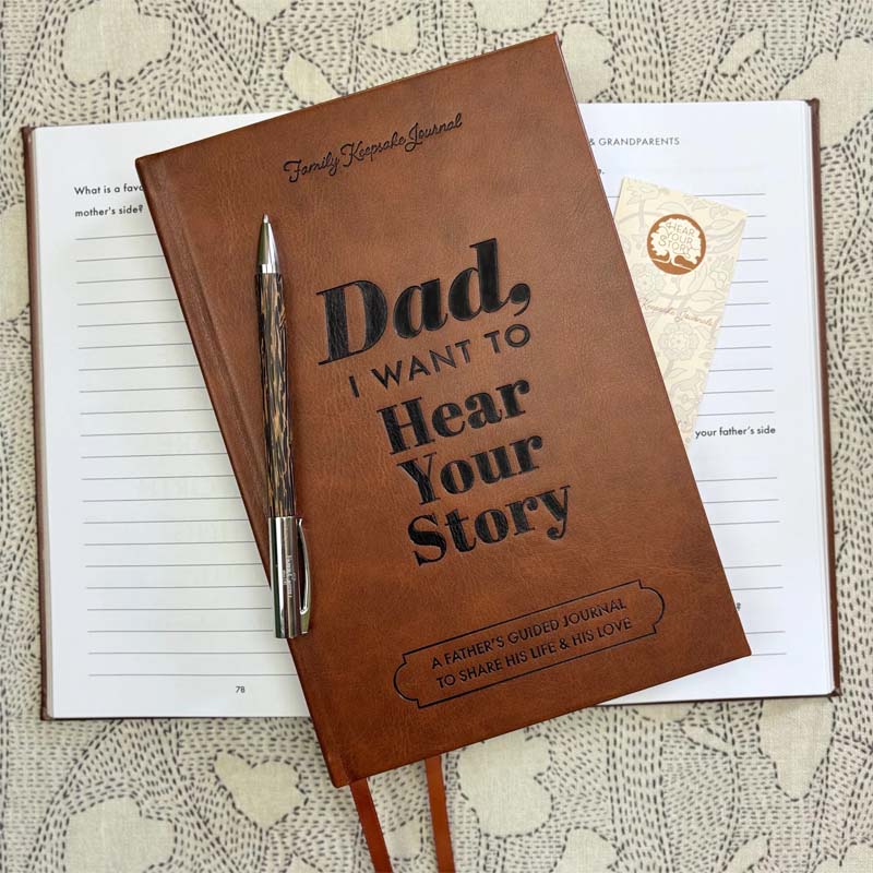 Nokmo | Dad, I Want to Hear Your Story | Heritage Edition Book | Over 250 Questions