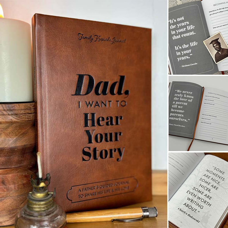 Nokmo | Dad, I Want to Hear Your Story | Heritage Edition Book | Over 250 Questions