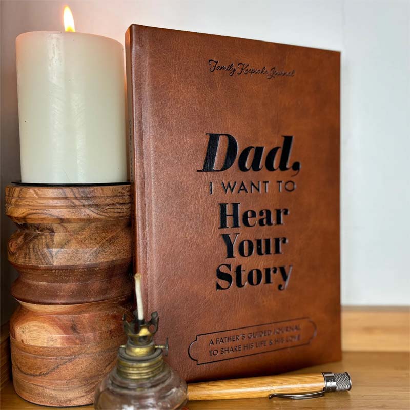 Nokmo | Dad, I Want to Hear Your Story | Heritage Edition Book | Over 250 Questions