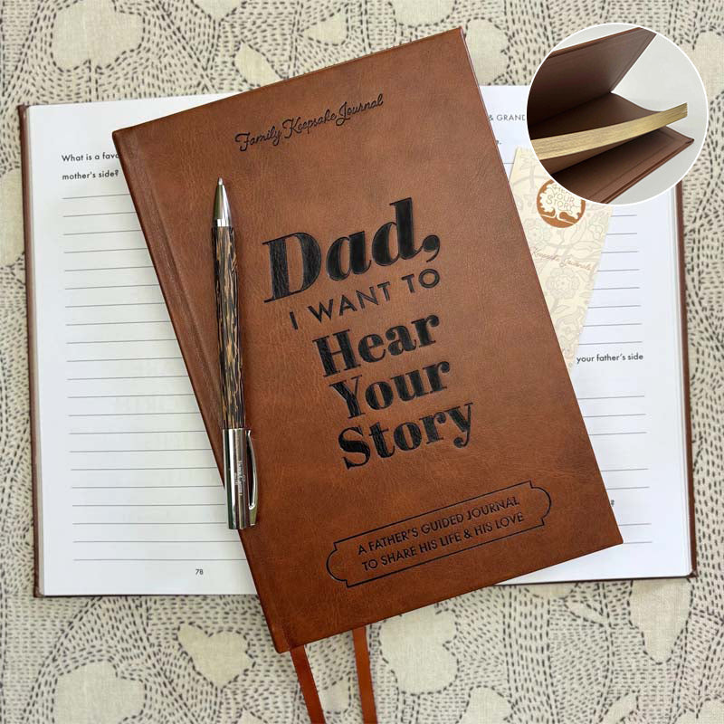 Nokmo | Dad, I Want to Hear Your Story | Heritage Edition Book | Over 250 Questions