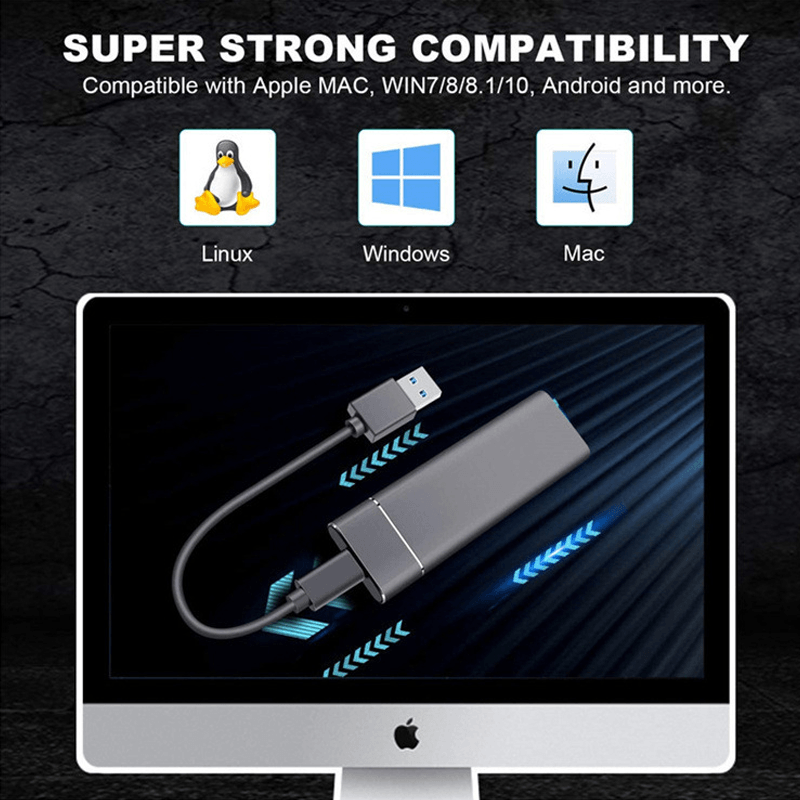 Nokmo | DataFlash | Portable Ultra Fast External SSD Drive