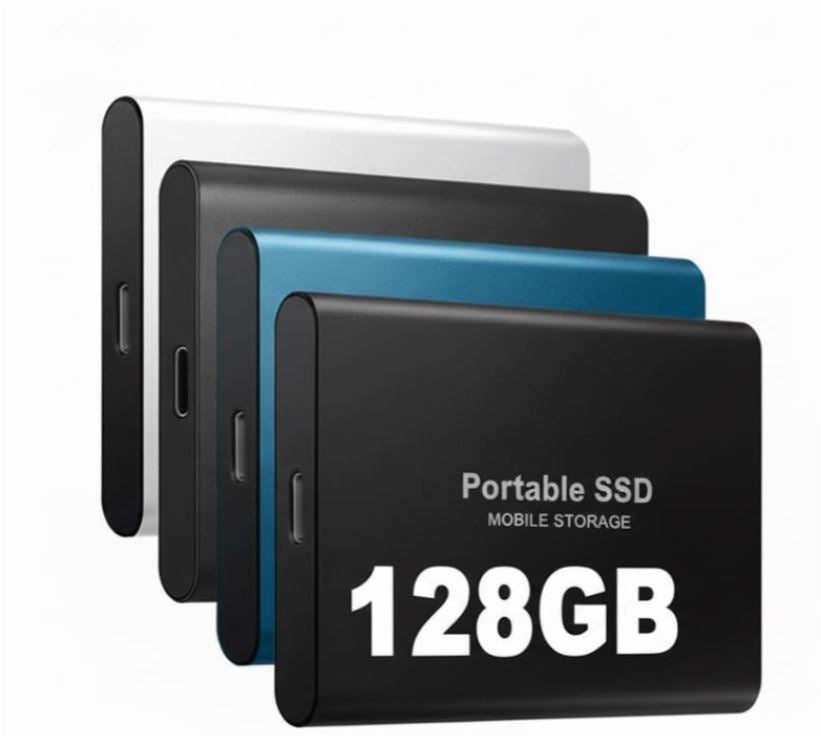 Nokmo | DataSprint External SSD 128GB – Fast USB-C storage up to 1050 MB/s