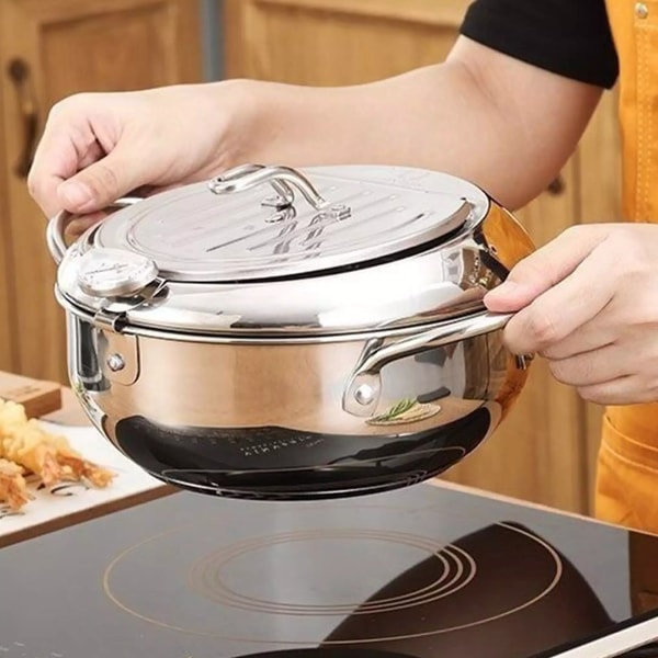 Nokmo | Deep Fryer with Built-in Thermometer