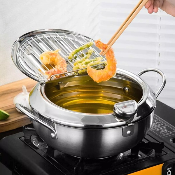 Nokmo | Deep Fryer with Built-in Thermometer