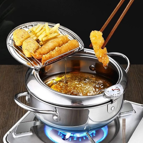 Nokmo | Deep Fryer with Built-in Thermometer