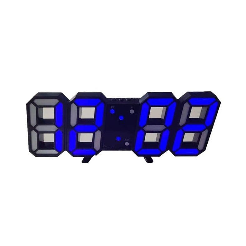Nokmo | Digital 3D LED Wall Clock – Modern Design with Dimming Function and Optimal Visibility