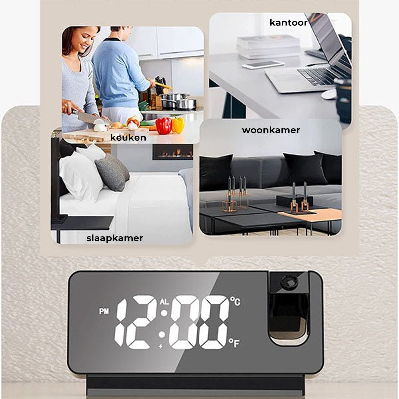 Nokmo | Digital Projector Alarm Clock