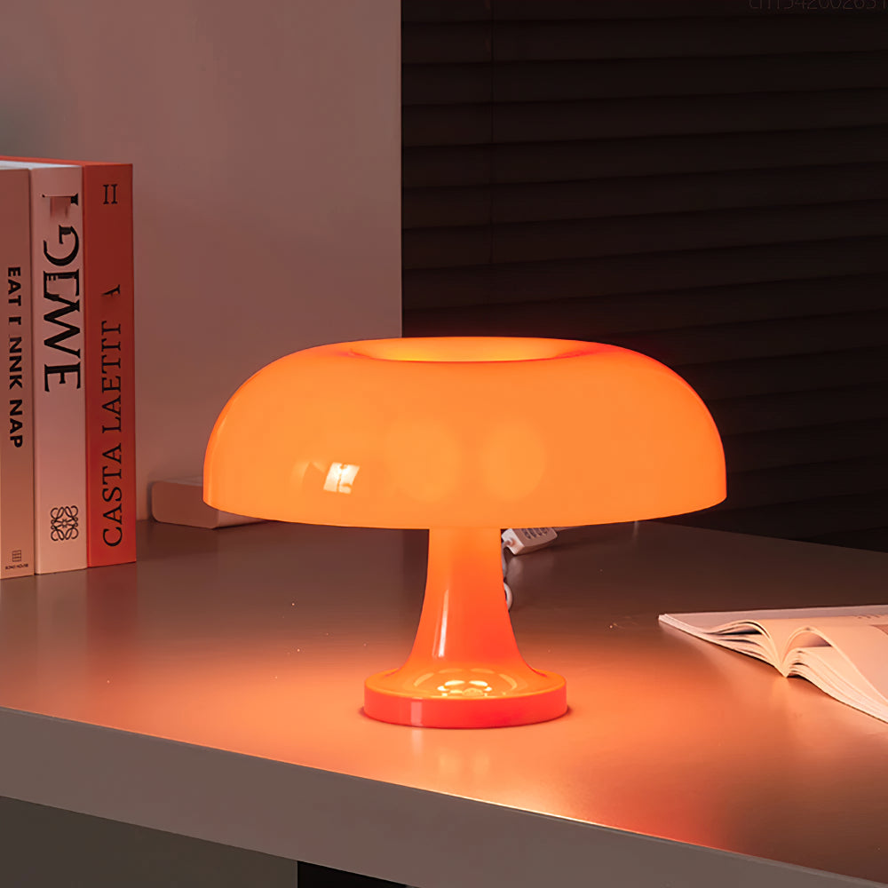 Nokmo | Dimmable Mushroom Table Lamp with USB