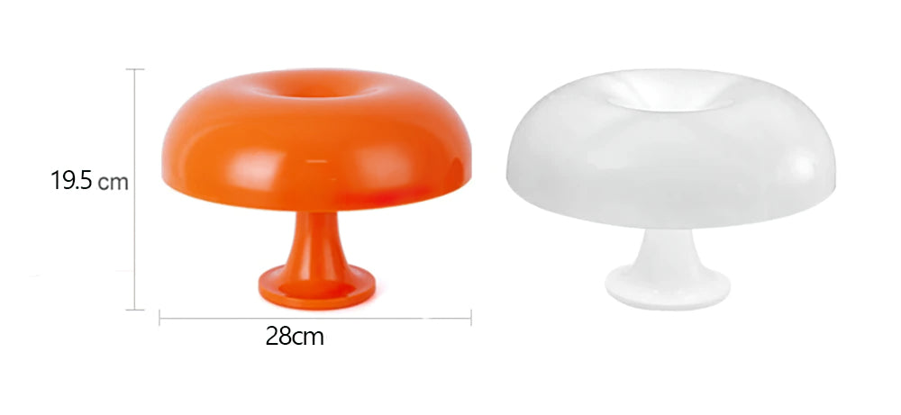 Nokmo | Dimmable Mushroom Table Lamp with USB