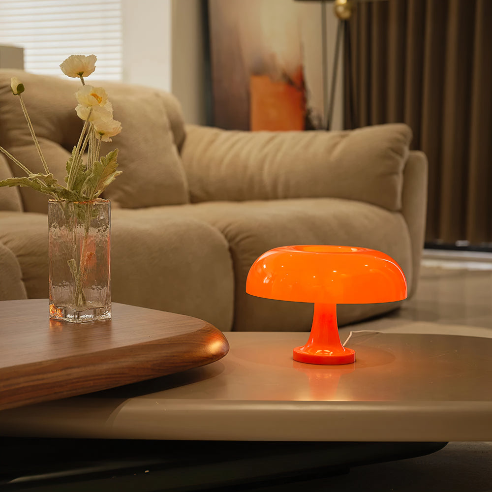Nokmo | Dimmable Mushroom Table Lamp with USB
