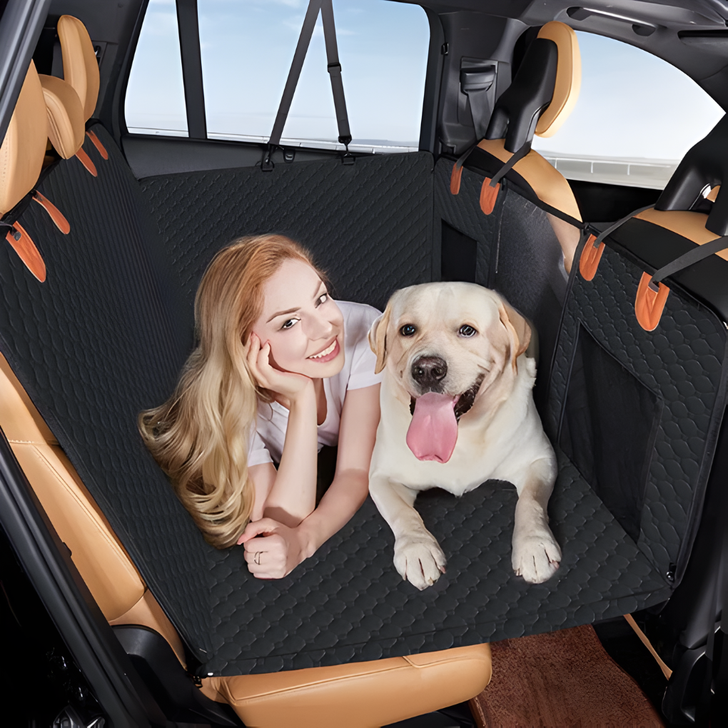 Nokmo | Dog Car Seat Hammock Quilted Back Seat Protector