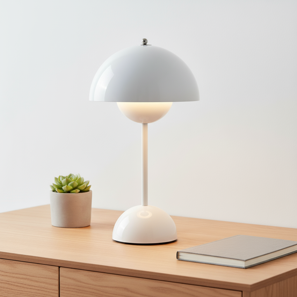 Nokmo | Dorsø Pillam | Scandinavian Designer Table Lamp | Dimmable & Modern (H 29.5cm)