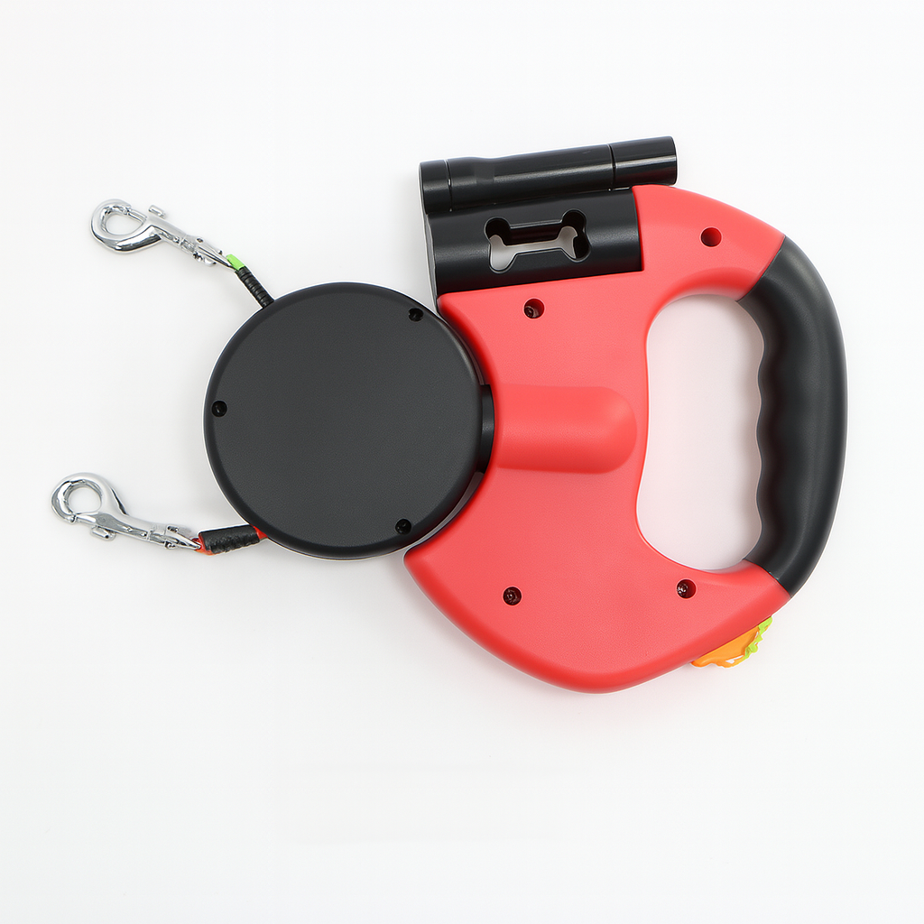 Nokmo | Dual Retractable Dog Leash with 360° Swivel