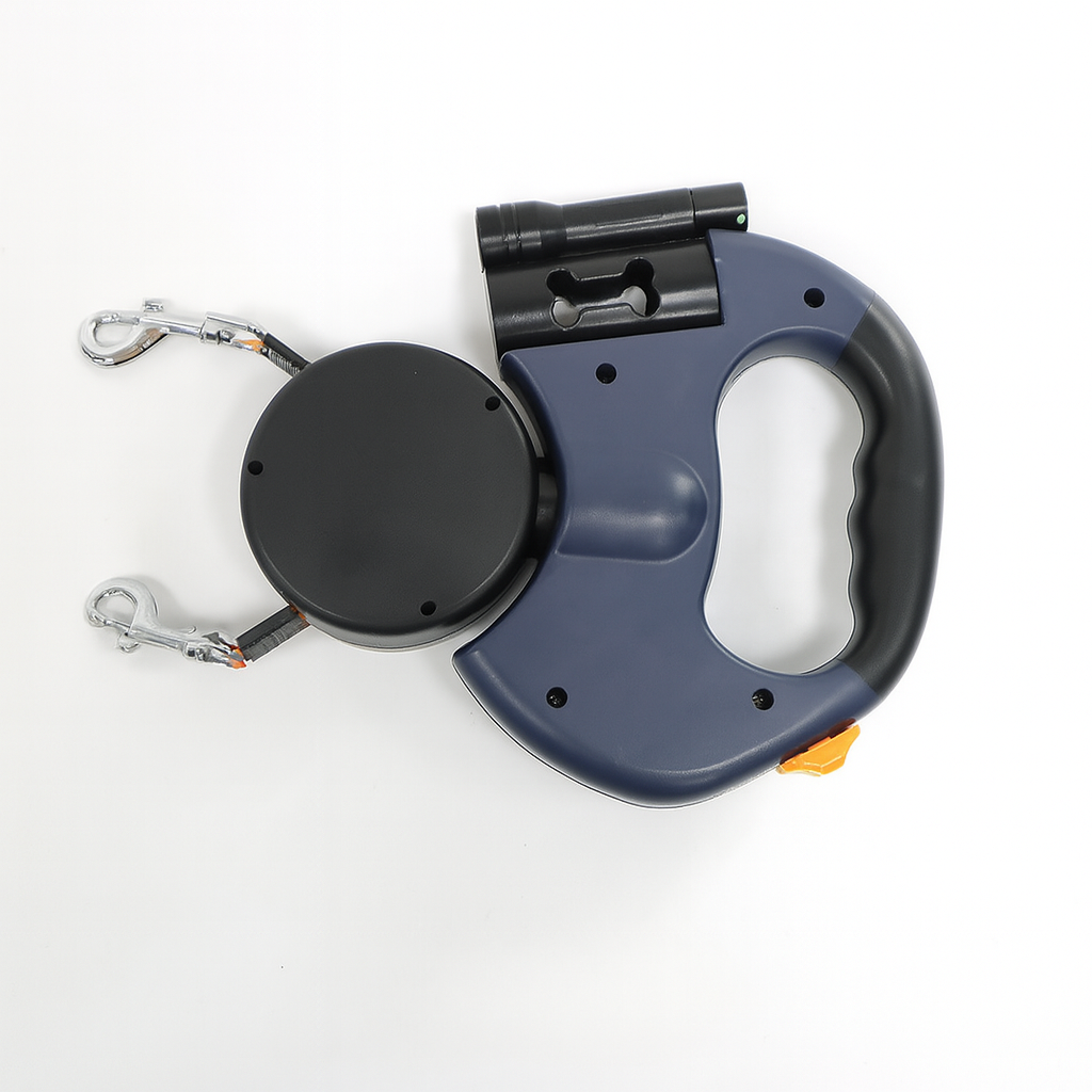 Nokmo | Dual Retractable Dog Leash with 360° Swivel