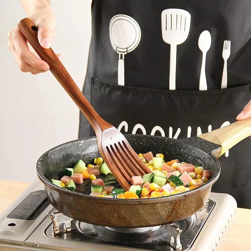 Nokmo | Ecochef – Teak Tree Kitchen Utensil Set