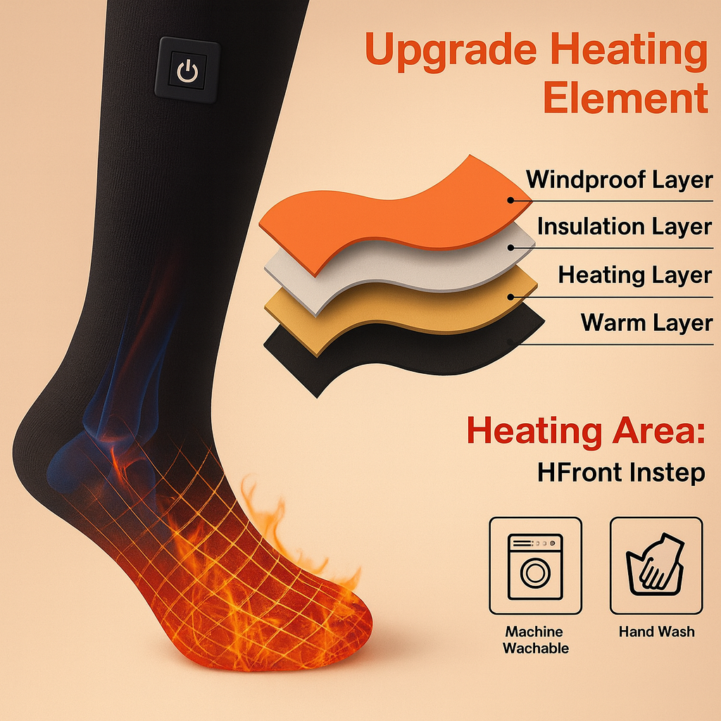 Nokmo | Electric Heating Circulation Cold Weather Winter Socks