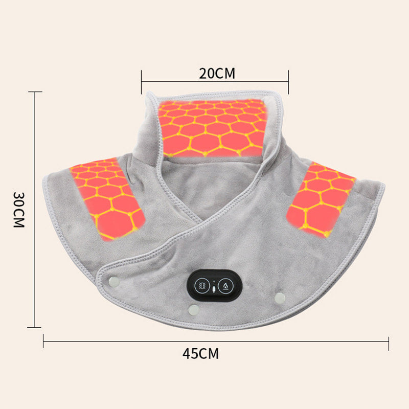 Nokmo - Electric Heating Pad for Neck and Shoulders with Vibration