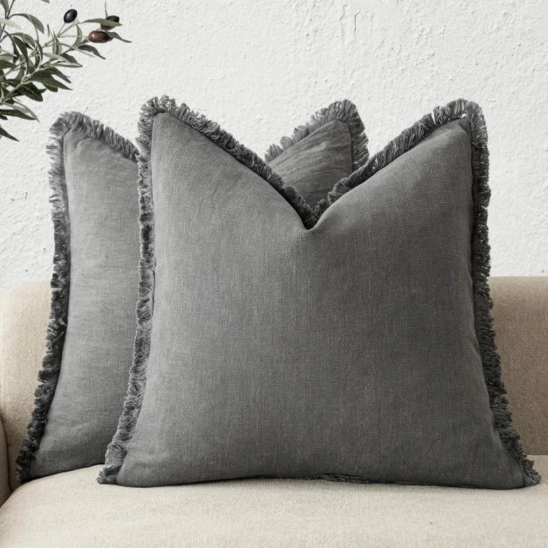 Nokmo | Elegant pillowcase made of cotton-linen for stylish decoration
