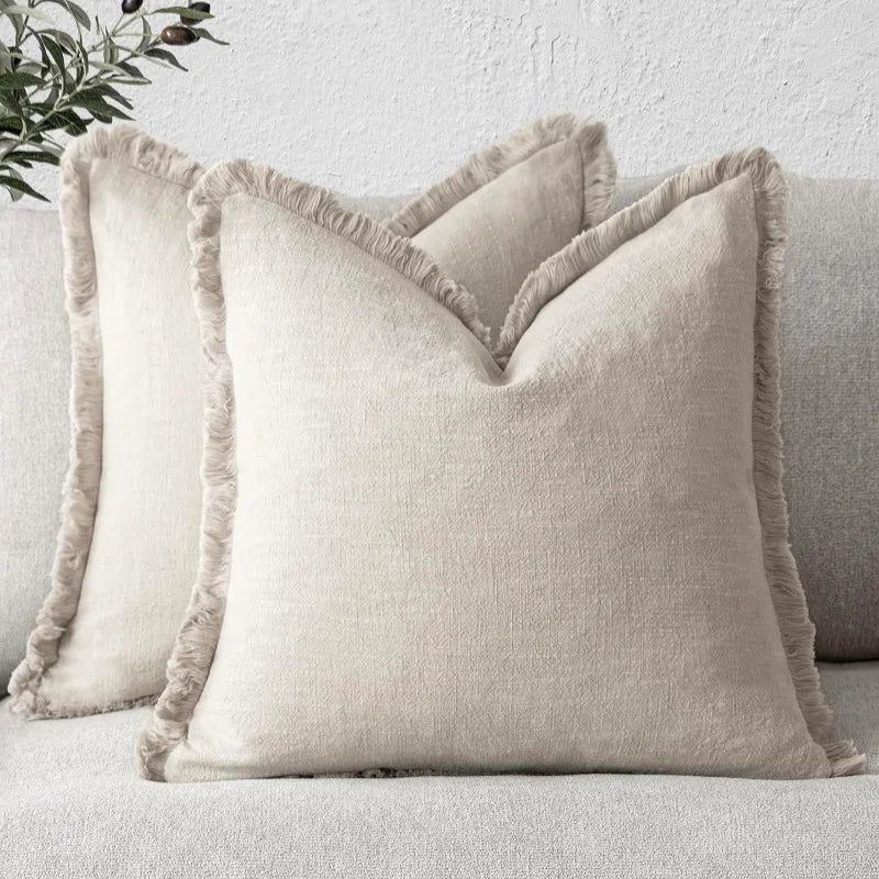 Nokmo | Elegant pillowcase made of cotton-linen for stylish decoration