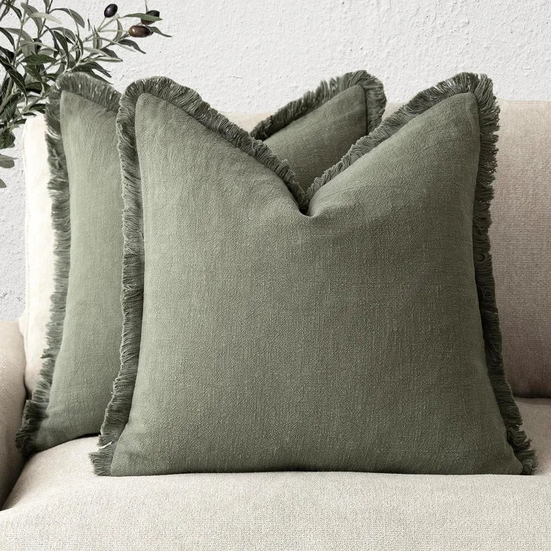 Nokmo | Elegant pillowcase made of cotton-linen for stylish decoration