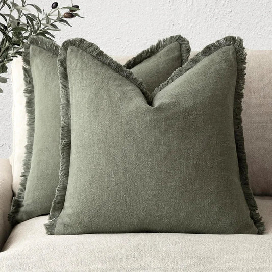 Nokmo | Elegant pillowcase made of cotton-linen for stylish decoration