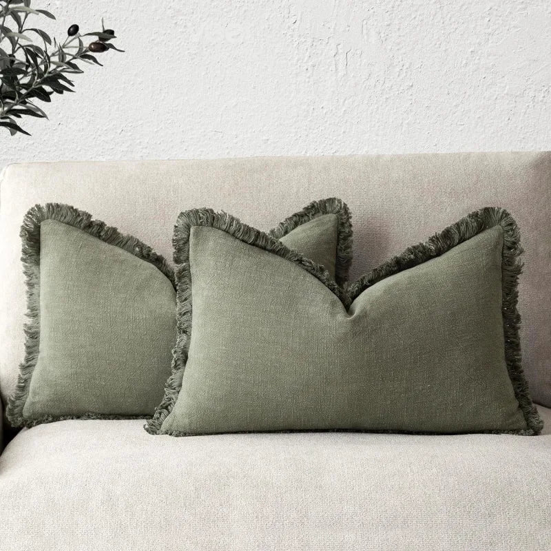 Nokmo | Elegant pillowcase made of cotton-linen for stylish decoration