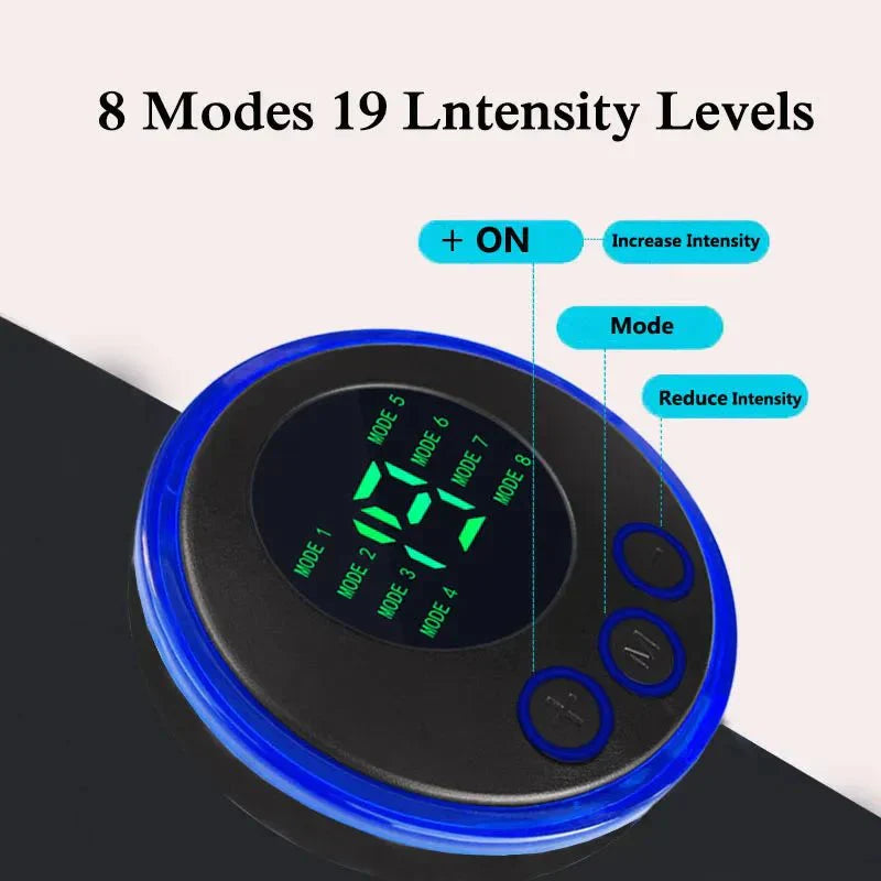 Nokmo | EMS Abs Trainer – 19-Level Abdominal Muscle Stimulator for Core Strengthening