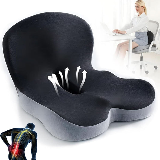 Nokmo | Ergonomic Seat Cushion with Lumbar Support