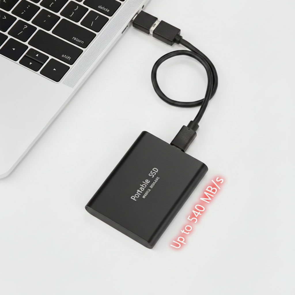 Nokmo | External SSD 128GB High Capacity Durable Case USB Connection