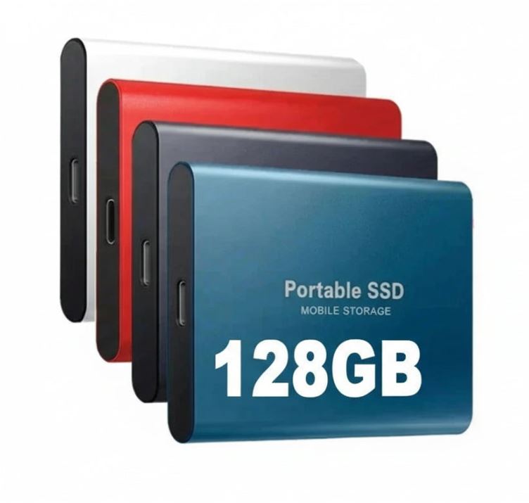 Nokmo | External SSD Hard Drive Aluminum Portable Storage 128GB