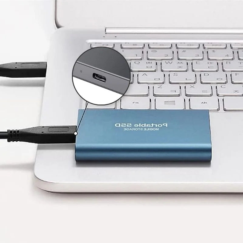 Nokmo | External SSD Hard Drive Aluminum Portable Storage 128GB