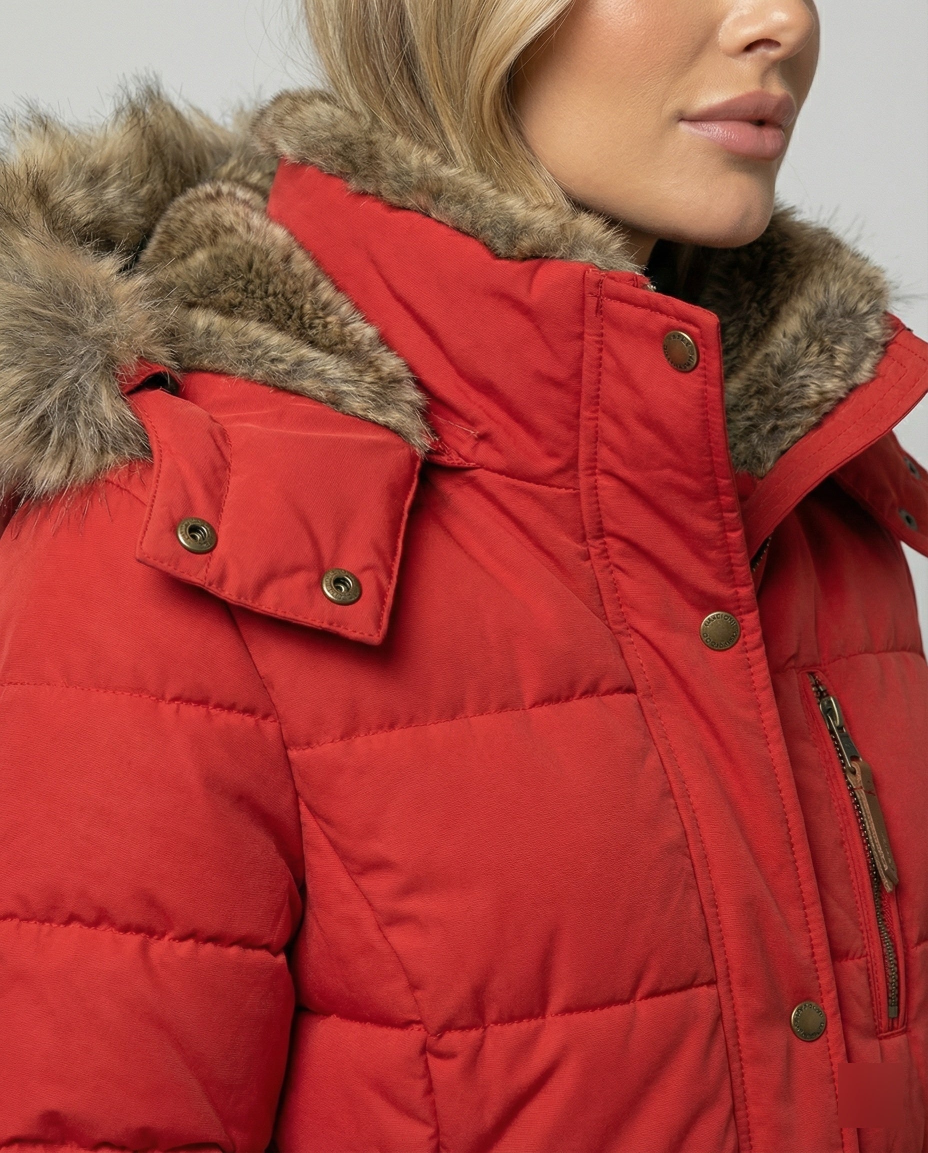 Nokmo - Fashionable Winter Jacket, Warmly Lined with Hood